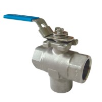 AF-S2T 3-Way Diverter Bottom Entry Ball Valve