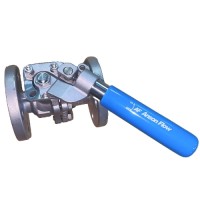 AF-53F 2-Piece DIN Firesafe Direct Mount Flanged Ball Valve