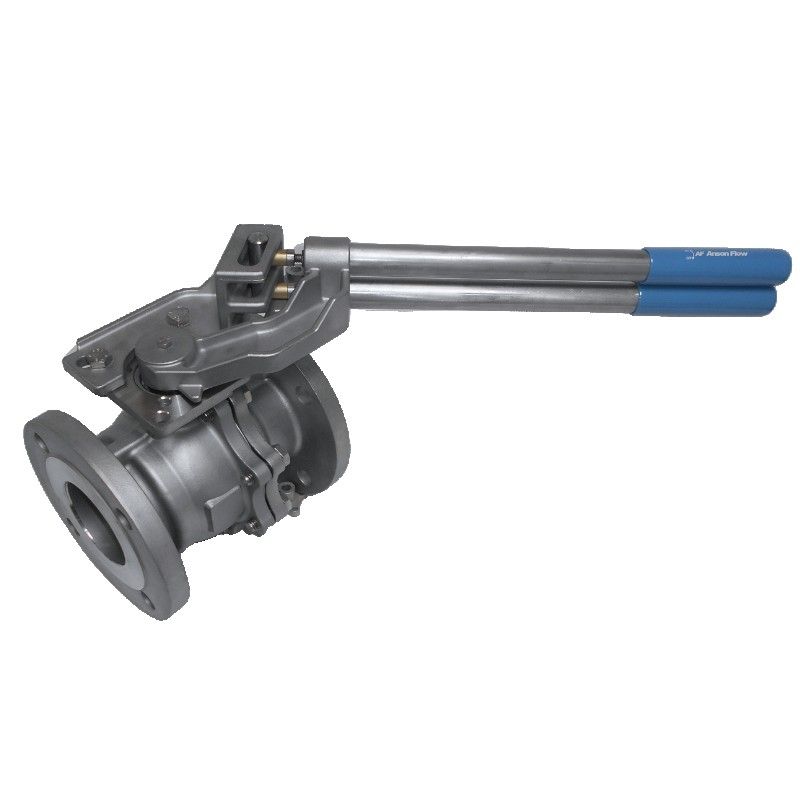 AF-53F 2-Piece DIN Firesafe Direct Mount Flanged Ball Valve