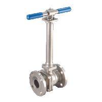 AF-53C 2-Piece DIN Cryogenic Direct Mount Flanged Ball Valve