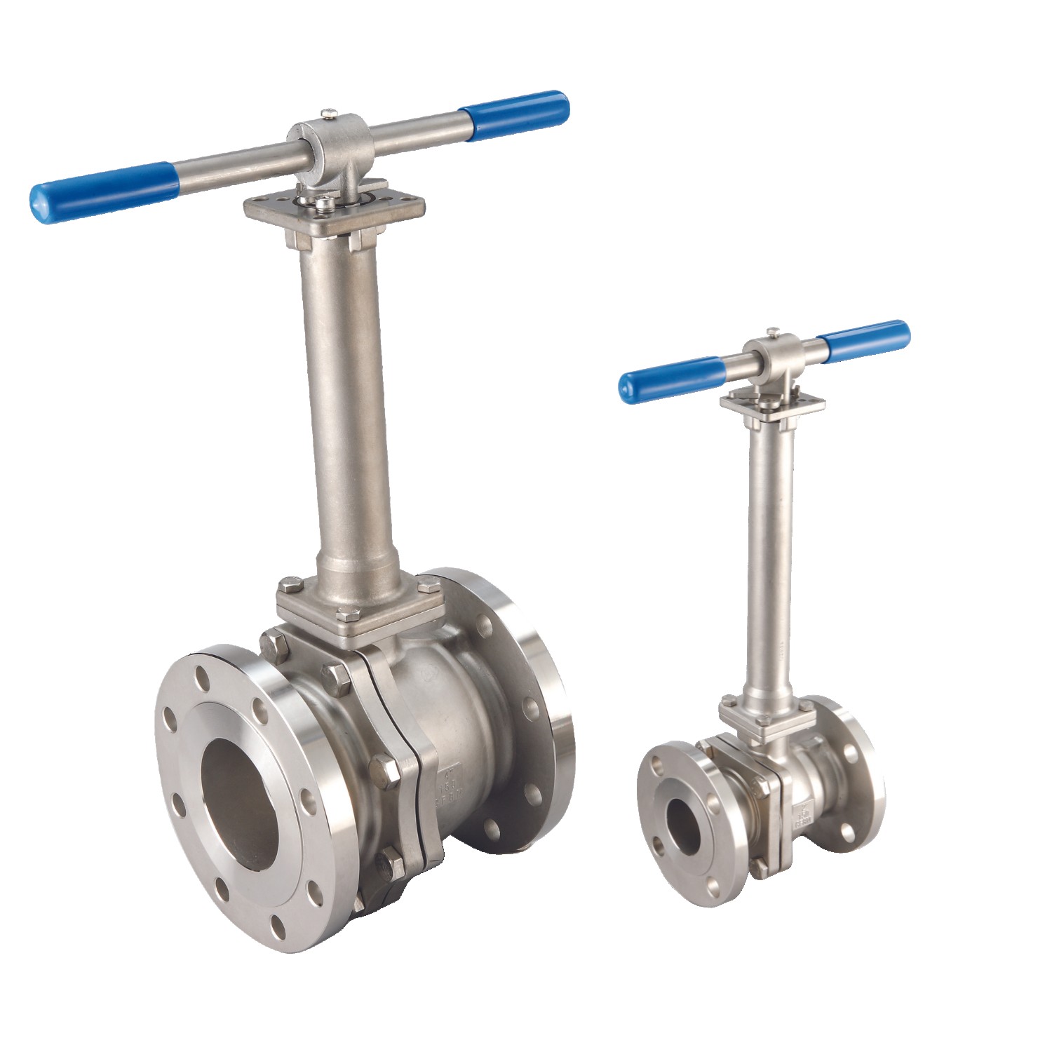 AF-53C 2-Piece DIN Cryogenic Direct Mount Flanged Ball Valve