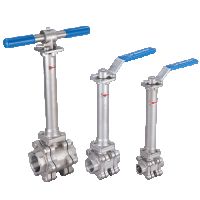 AF-36C 3-Piece Cryogneic Direct Mount Ball Valve