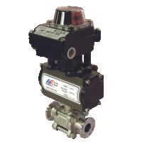 AF-61 3-Piece Sanitary Tri-Clamp Ball Valve